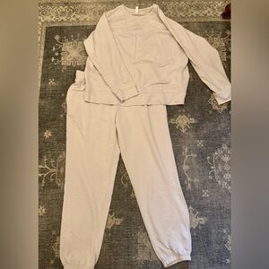 Women's Soft Pajama Set in Cream